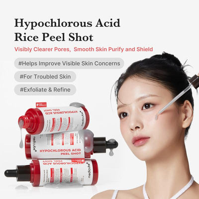 Hypochlorous Acid Rice Peel Shot Duo